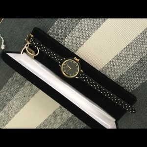 KATE SPADE PARK ROW POLKA DOT SILICON WATCH